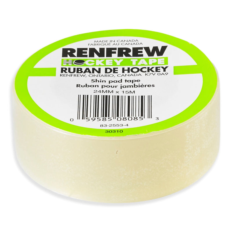 Shin Pad Hockey Tape, Clear, 24-mm x 15-m S1661