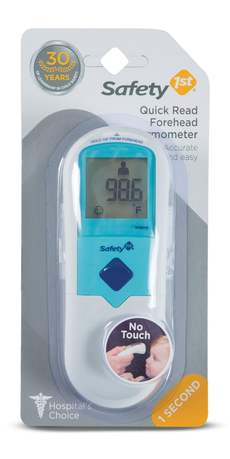 Quick Read Forehead Thermometer, Blue D5693