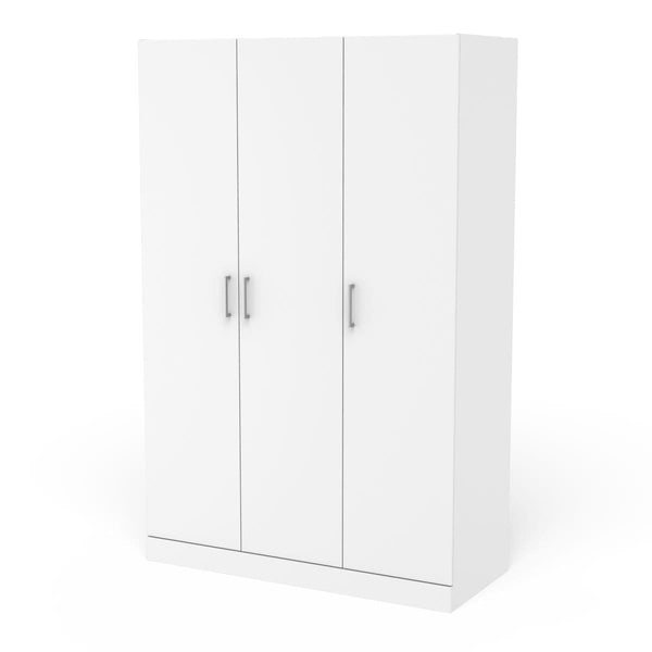 3 Drawer Wardrobe White T9785