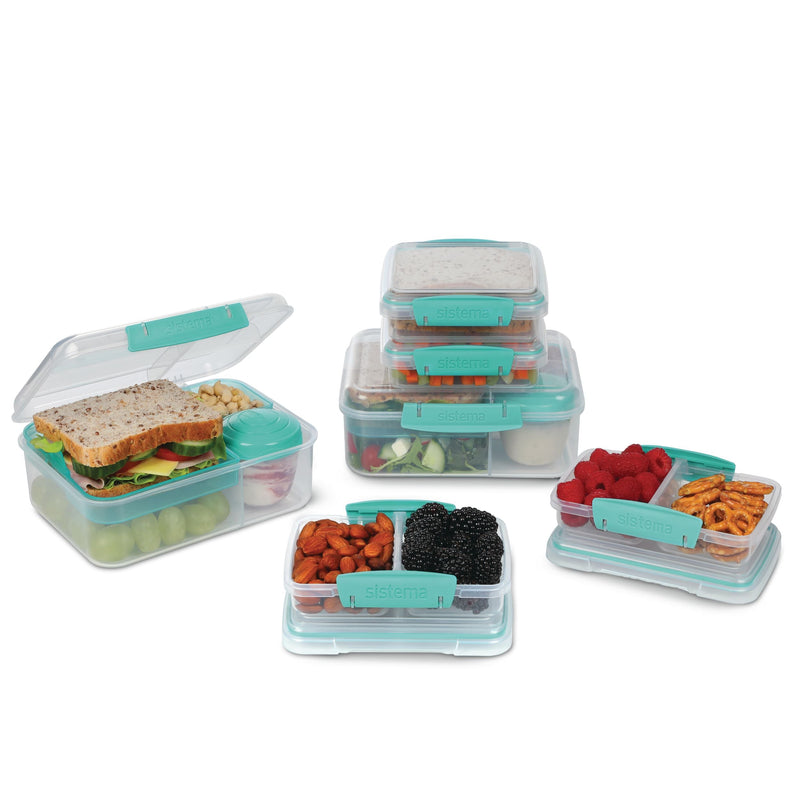 Bento To-Go Box, 6-pk, Assorted Colours K0851
