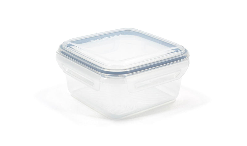 Clear Rectangular Clear Food Storage Container with Lid, Nestable, 1.1-L O5452