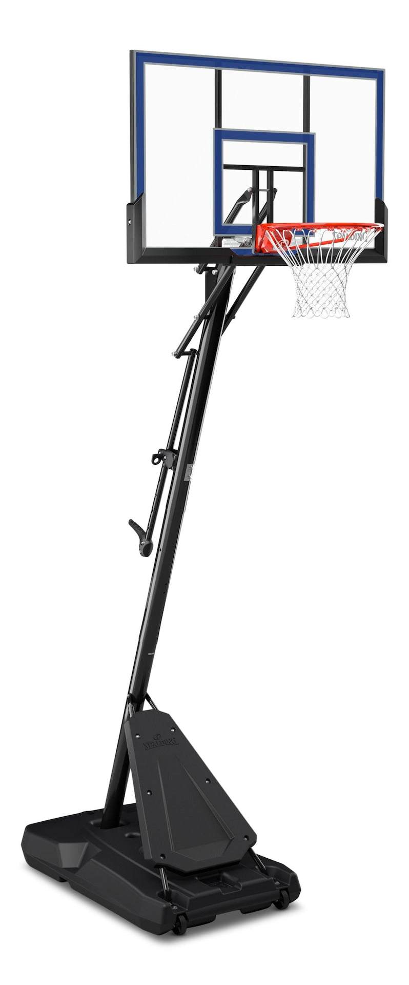Hercules Acrylic Portable Adjustable Basketball Backboard, Hoop & Net System, 50-in S1076