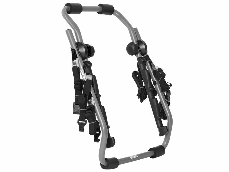 SR3162 Back-Up 3-Bike Trunk Mount Bike Rack with 6 Adjustable Straps, Granite Grey V6617