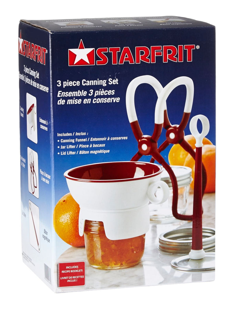 Canning Set with Funnel, Jar Lifter and Lid Lifter, 3-pc S1531