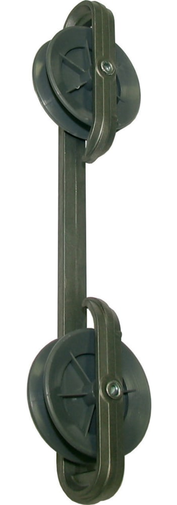 Zinc Clothesline Spacer with Wheels, 10-in W8707