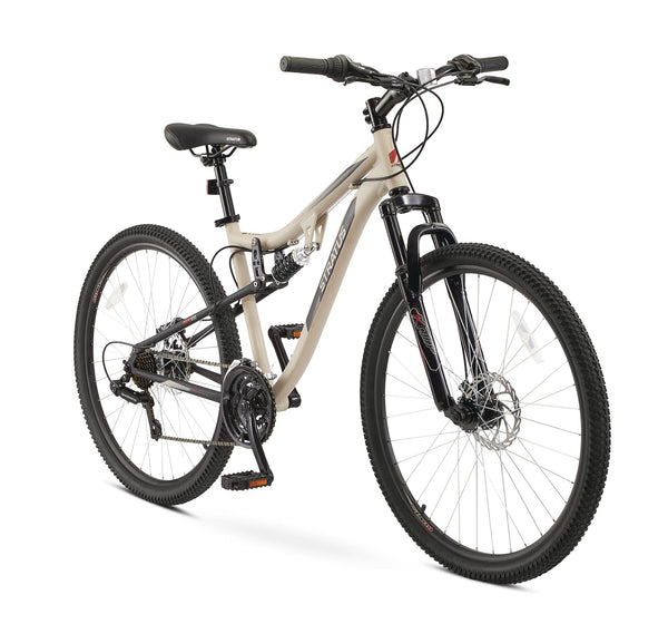 Striker Adult Bike, 21-Speed, 17-in Aluminum Frame, 27.5-in, Beige G2306