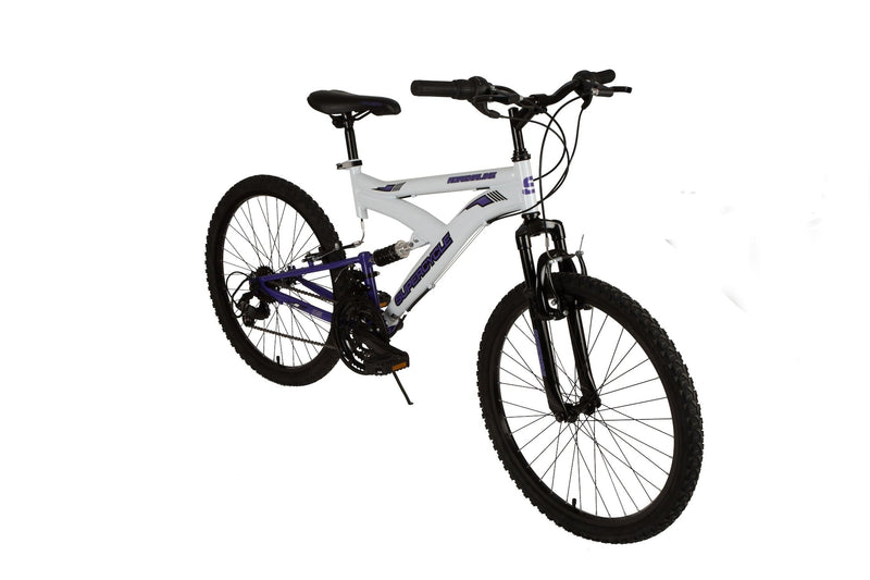 Adrenaline Youth DS Mountain Bike 24-in, White F5900