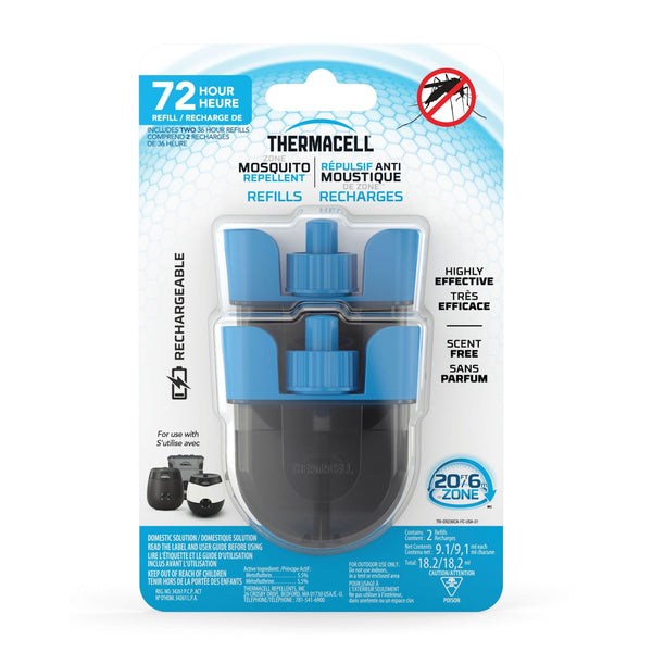 E-ZoneGuard Rechargeable Mosquito Repellent Refill 72-Hour Pack H3074