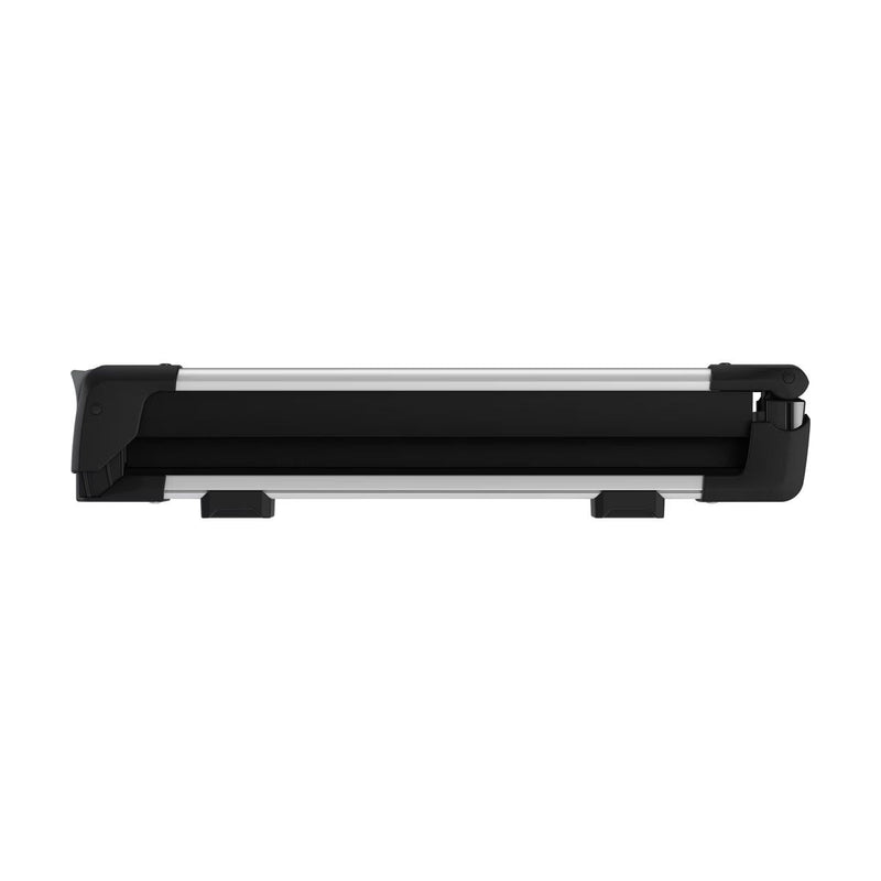 SnowPack Stainless Steel Roof Top Mount Ski/Snowboard Rack, Medium, Black, 2-pc R5384