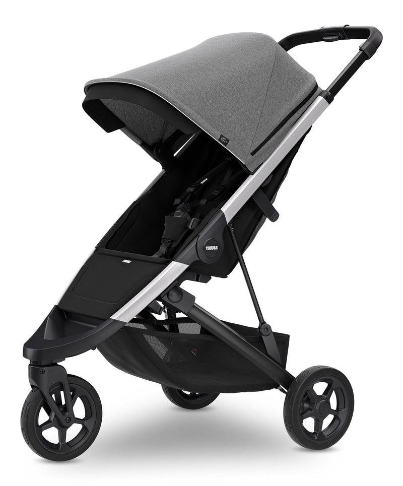 Spring Lightweight Everyday Stroller, Grey Mélange P7572