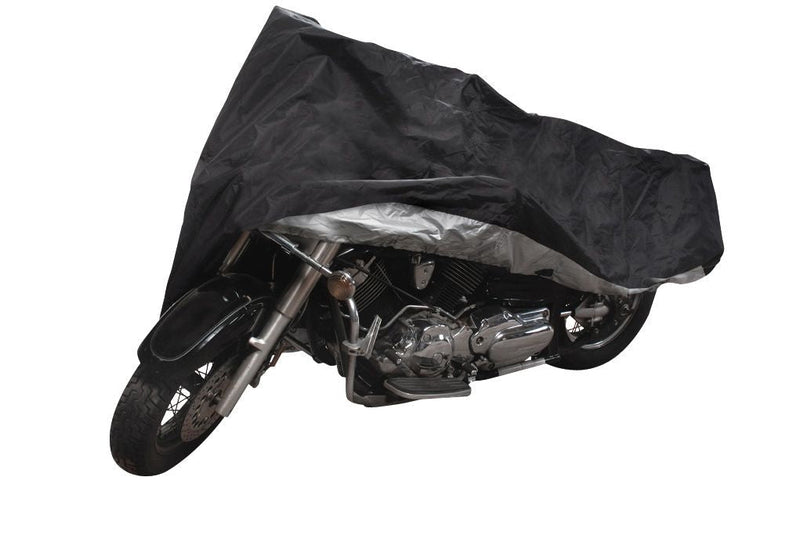 Premium Polyester Motorcycle Cover, Black, Large X4365