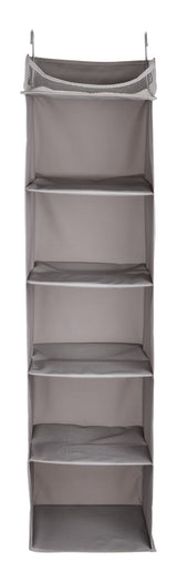 Ease 8-Shelf Hanging Closet Organizer, Grey