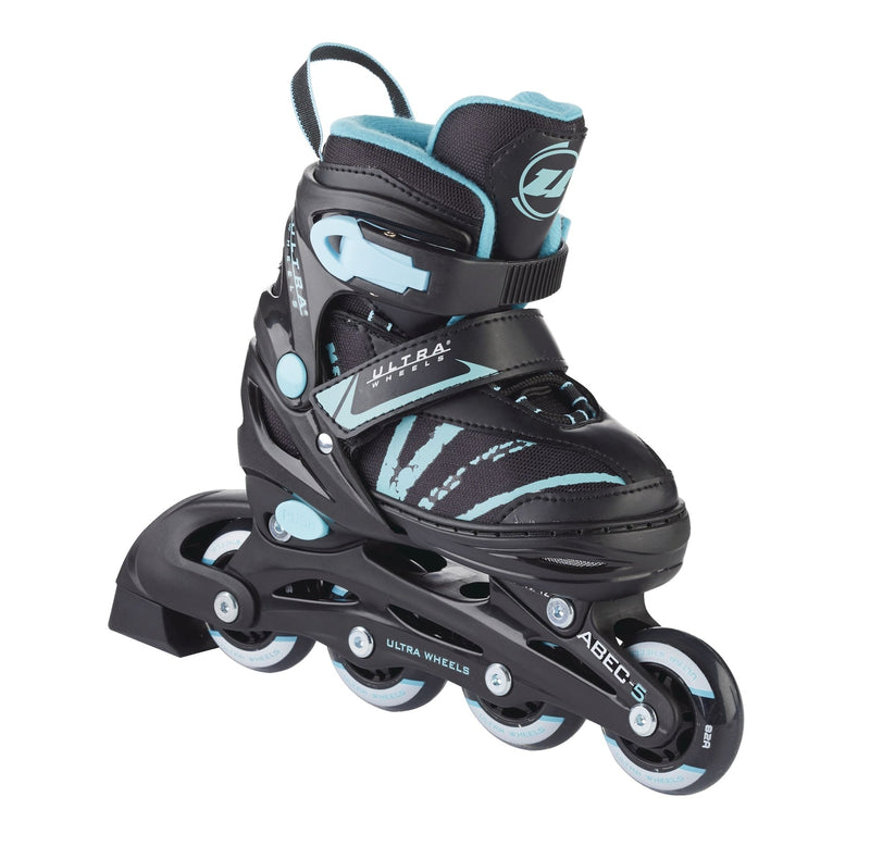 Adjustable Inline Skates, Teal, Assorted Sizes S1112