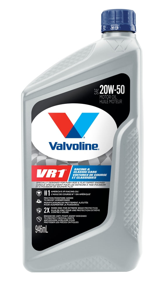 VR1 20W-50 4-Cycle Racing Oil, 1-L W9537