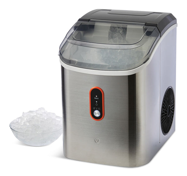 Countertop Soft Nugget Ice Maker, 33-lb Ice/Day, Stainless Steel E8198