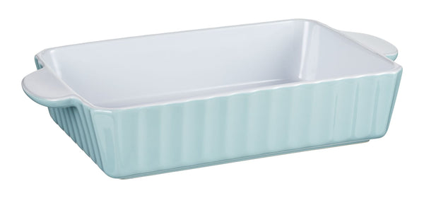Medium Rectangular Ceramic Baking Dish, Blue J5547