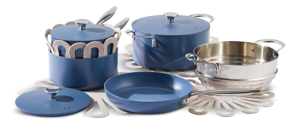 Non-Stick Cookset, Blue, 8-pc H6836
