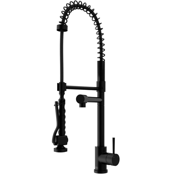 Zurich Kitchen Faucet, Matte Black Q0503