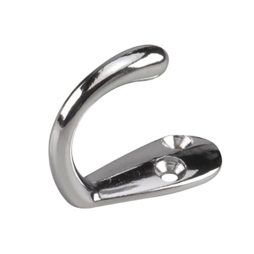 Wardrobe Hook, Chrome, 4pk Z7669