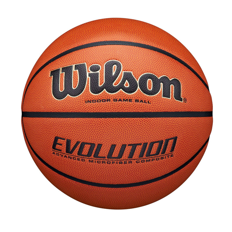 Evolution Indoor Composite Game Basketball, Size 6, Brown A9950