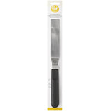 Stainless Steel Offset/Angled Spatula, Black, 13-in