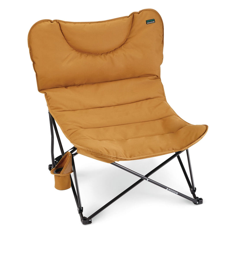 Mammoth Folding Camping Chair with Cup Holder, Dijon Q4337