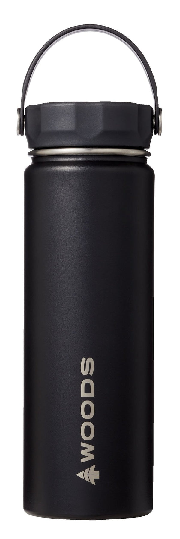 Water Bottle, 22-oz, Stainless Steel, Leak-Proof, Black T0227