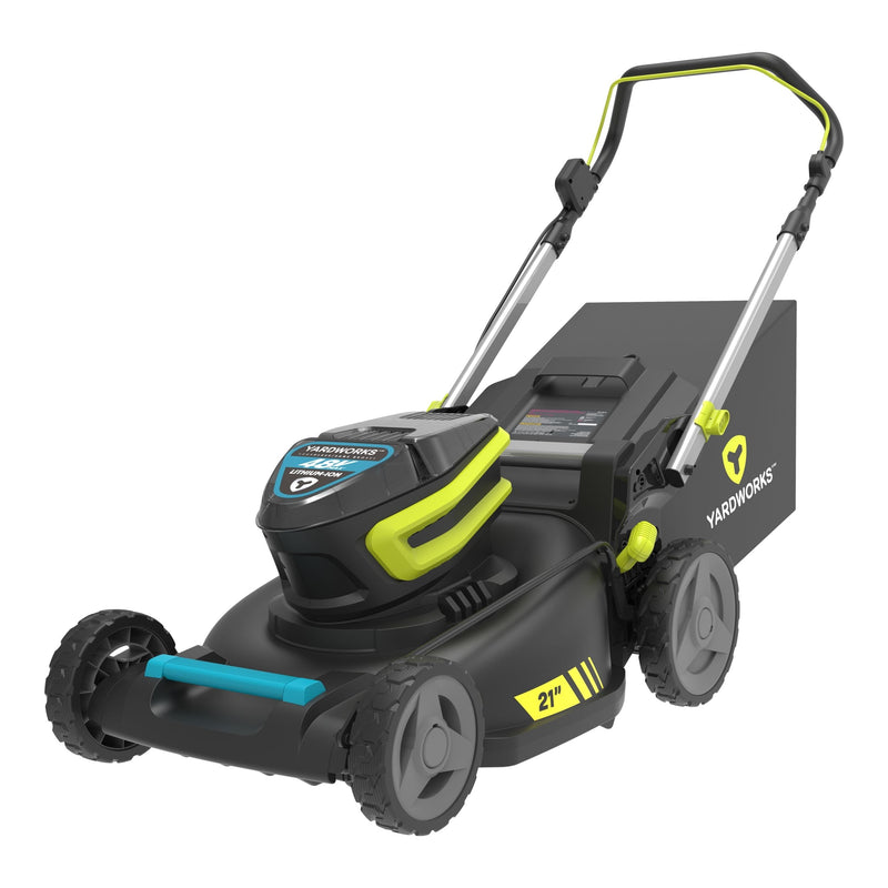 48V 3-in-1 Brushless Push Lawn Mower, 21-in with 6Ah Battery & Charger Q3398