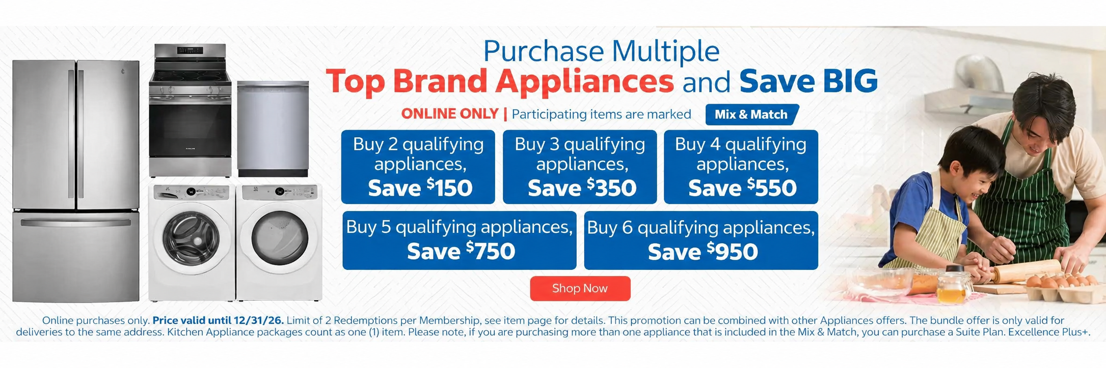 Top Brand Appliances and Save BIG